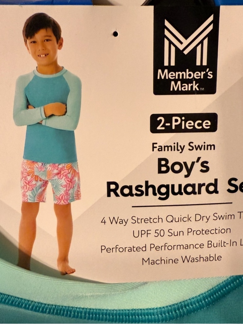 2-Pc Rashguard & Swim Trunk Set Laguna - Picture 3 of 5